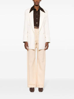 Max Mara - White Wool Trench Coat