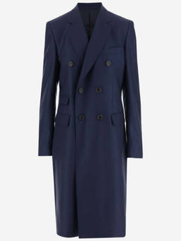 Armarium - Royal Blue Double-Breasted Trench Coat (S)