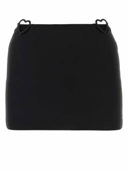 Nensi Dojaka - Black Cut-Out Detail Miniskirt (28)