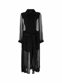 Ann Demeulemeester - Black Georgine Trench Coat (XS)