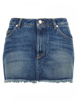 Dolce&Gabbana - Blue Denim Mini Skirt