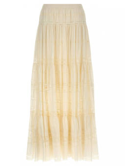 Ermanno Scervino - White Lace Insert Skirt (24)