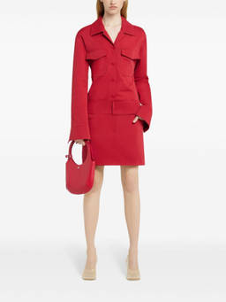 Courreges - Red Mini Skirt With Belt