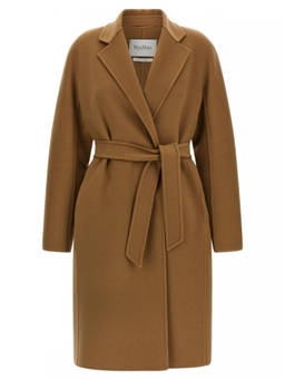 Max Mara - Brown Notched Lapel Trench Coat