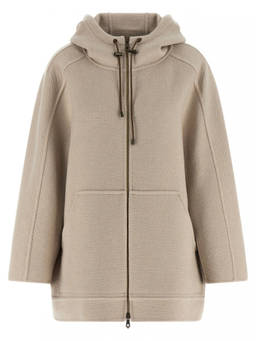 Max Mara - Beige Hood Trench Coat