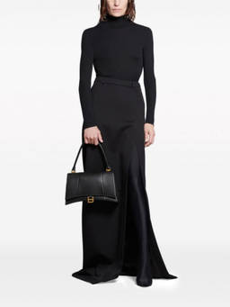 Balenciaga - Black Wool Midi Skirt