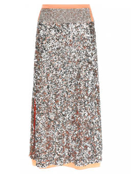 RABANNE - Silver Sequin Skirt (26)