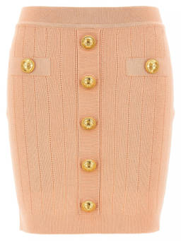 BALMAIN - Pink Chiocciola Skirt