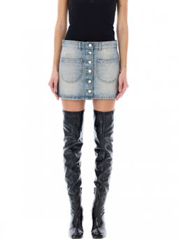 Courreges - Blue Denim Mini Skirt