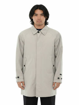 Woolrich - Light Grey Oversized Shirt Coat