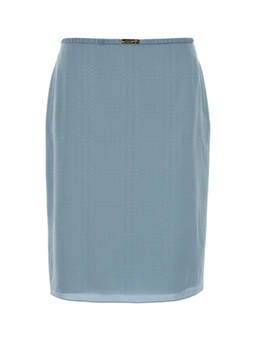 Gucci - Light Blue Silk Pencil Skirt
