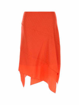 Fendi - Golden Asymmetric Midi Skirt (28)
