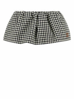 Miu Miu - Blackwhite Check Miniskirt (26)
