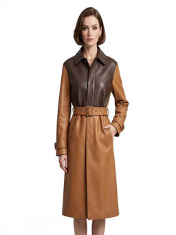 Loewe - Brown Shirt Collar Trench Coat (S)