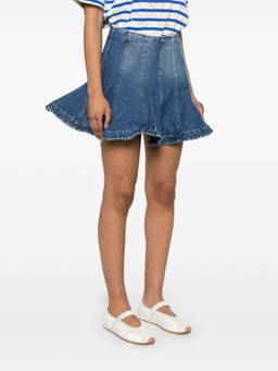 MSGM - Blue Denim Skirt