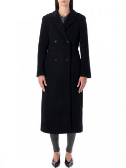 The Garment - Black Solid Trench Coat (M)
