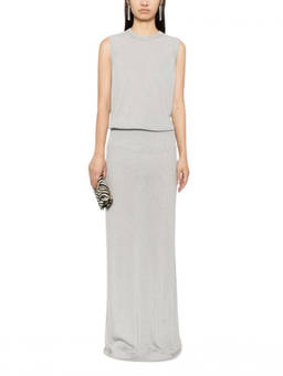 Tom Ford - Silver Embellished Maxi Skirt