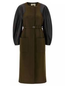 Fendi - Olive Green Wool Coat