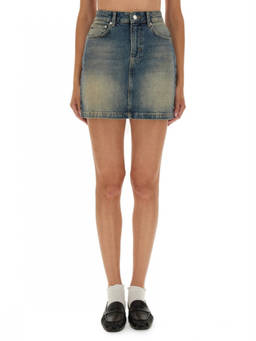 Moschino - Denim Solid Mini Skirt