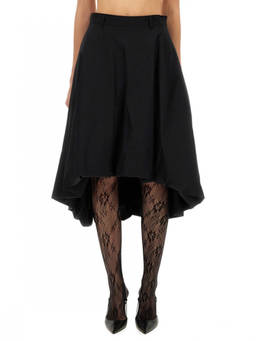 Moschino - Black Solid Midi Skirt (28)