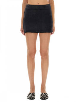 Alexander Wang - Black Solid Mini Skirt