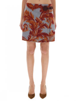 Etro - Multi-Color Printed Mini Skirt