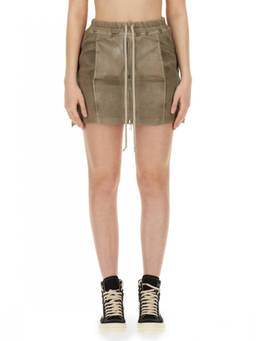 Rick Owens - Denim Solid Mini Skirt