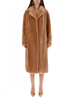 STAND STUDIO - Beige Notched Lapel Trench-Coat (XL)