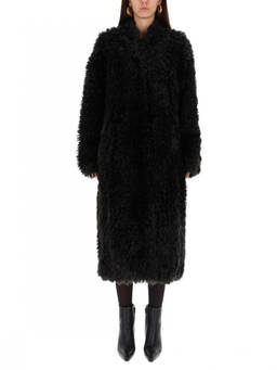 STAND STUDIO - Black Textured Trench Coat