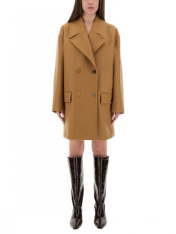 Moschino - Beige Notched Lapel Trench Coat (S)