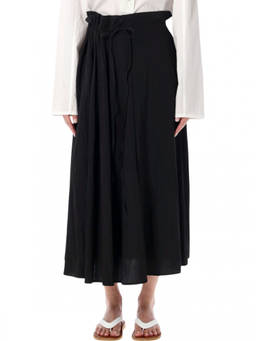 Studio Nicholson - Black Solid Maxi Skirt (28)