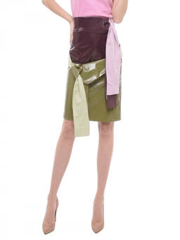 Andersson Bell - Multi-Color Color Block Knee Length Skirt (24)
