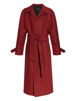 Balenciaga - Red Raglan Coat (XXXS)