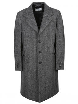 Givenchy - Black Notched Lapel Coat