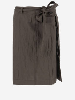 Ferragamo - Black Self-Tied Wrap Midi Skirt (26)
