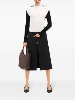 Courreges - Black Midi Skirt (30)