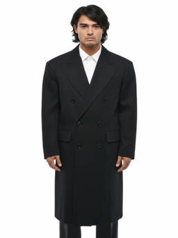 Dsquared2 - Black Double Breasted Coat