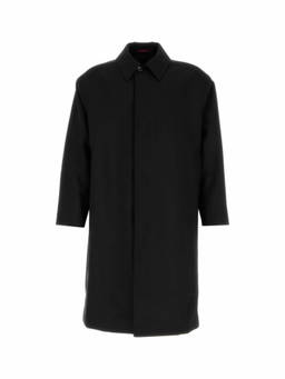 Gucci - Black Wool Overcoat (XL)