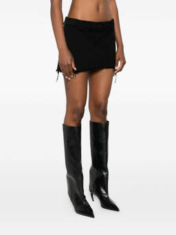 Balenciaga - Black Fringed Skirt