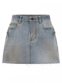Balenciaga - Light Blue Mini Skirt (26)