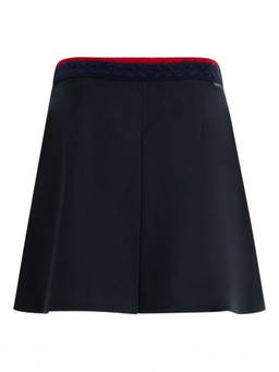 Moncler - Navy Blue Cotton Skirt