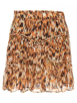 Isabel Marant - Orange Roumi Printed Cotton Skirt