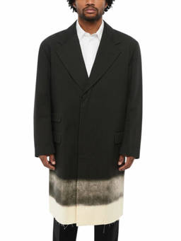 Maison Margiela - Dark Grey Stripes Trench Coat