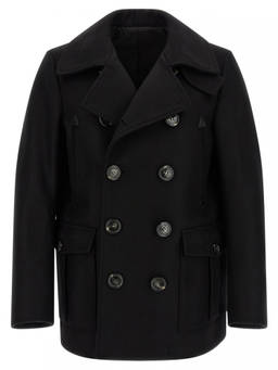 Dsquared2 - Black Double Breasted Coat