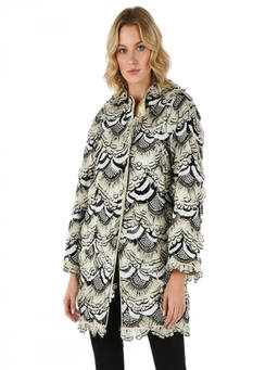 Dsquared2 - Multi-Color Printed Trench Coat (S)
