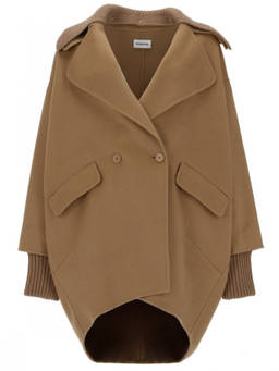Parosh - Beige Notched Lapel Trench Coat (M)