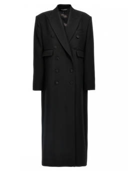Dolce&Gabbana - Black Long Tuxedo Coat (XS)