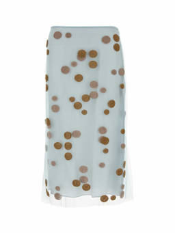 Fendi - Pastel Light Blue Tulle Skirt (28)