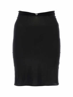 Coperni - Black Stretch Nylon Triangle Skirt (26)