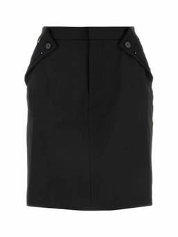 Coperni - Black Stretch Polyester Blend Skirt